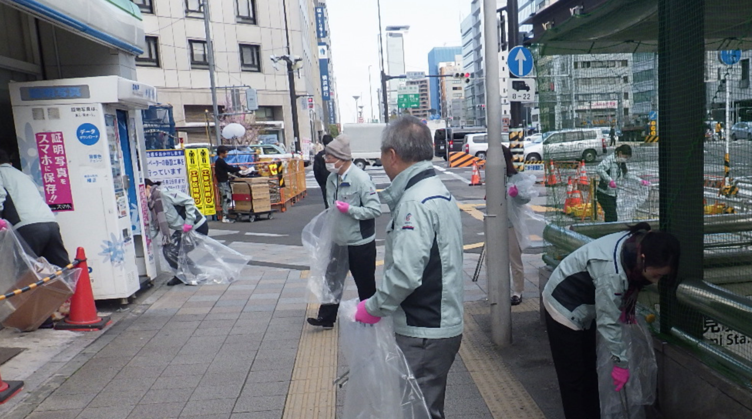 名古屋ウィメンズマラソン2024清掃ボランティア活動の様子