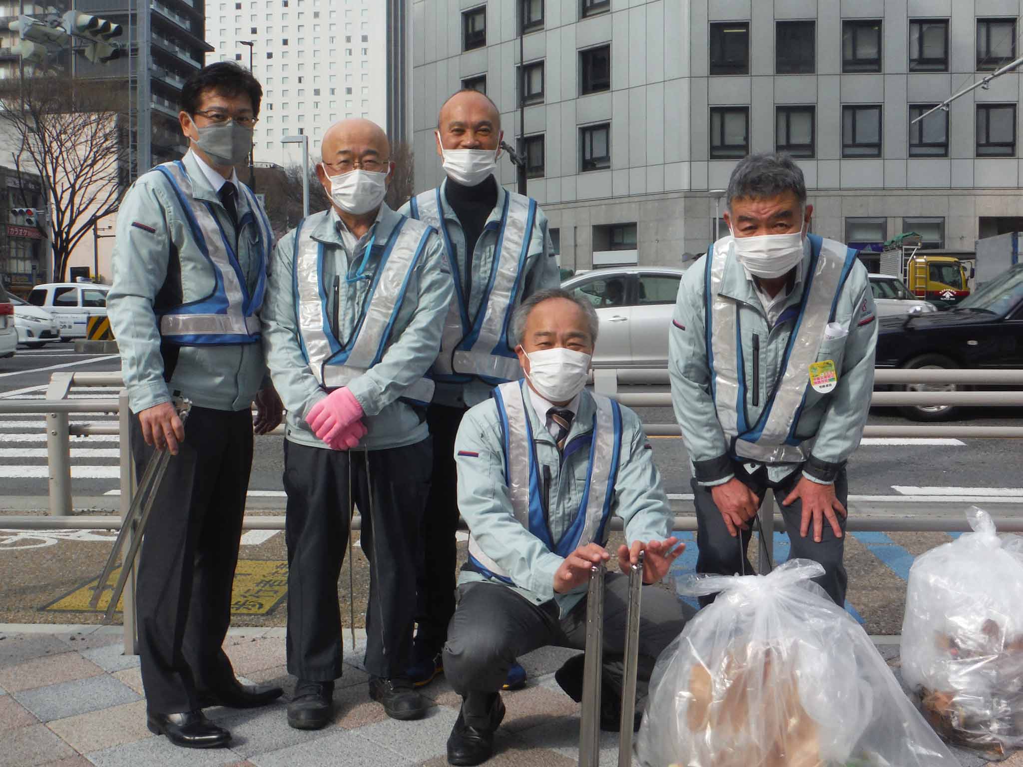 名古屋ウィメンズマラソン2023清掃ボランティア活動の様子
