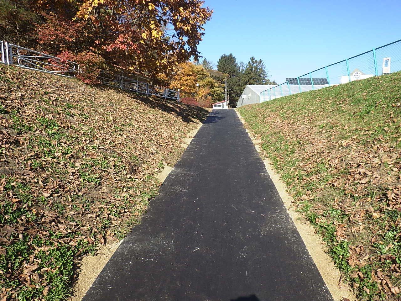 通学用歩道の舗装整備完了写真