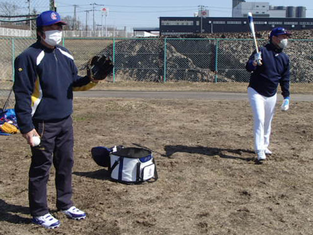 野球同好会活動の様子