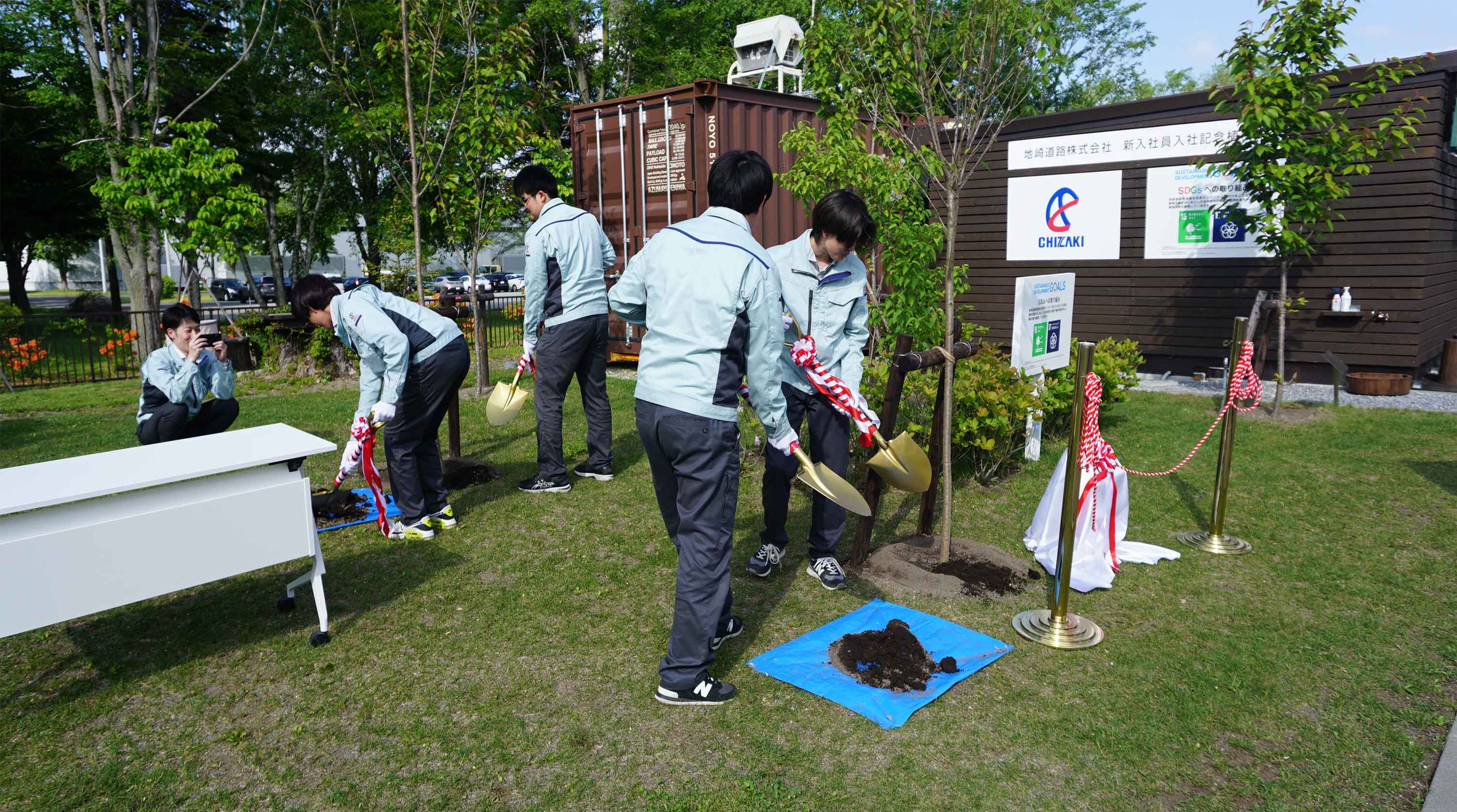 植樹の様子
