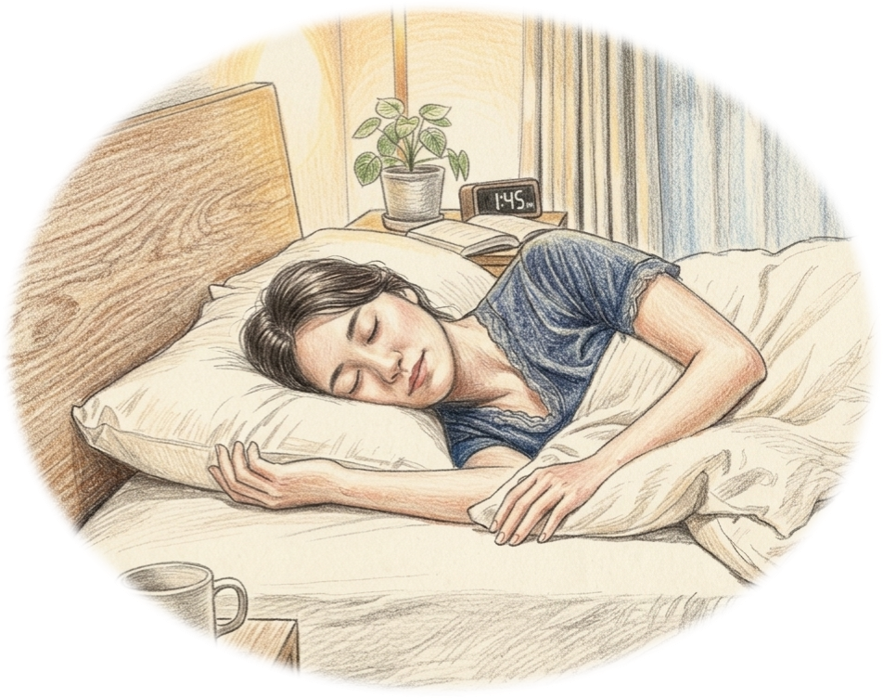 安眠イラスト